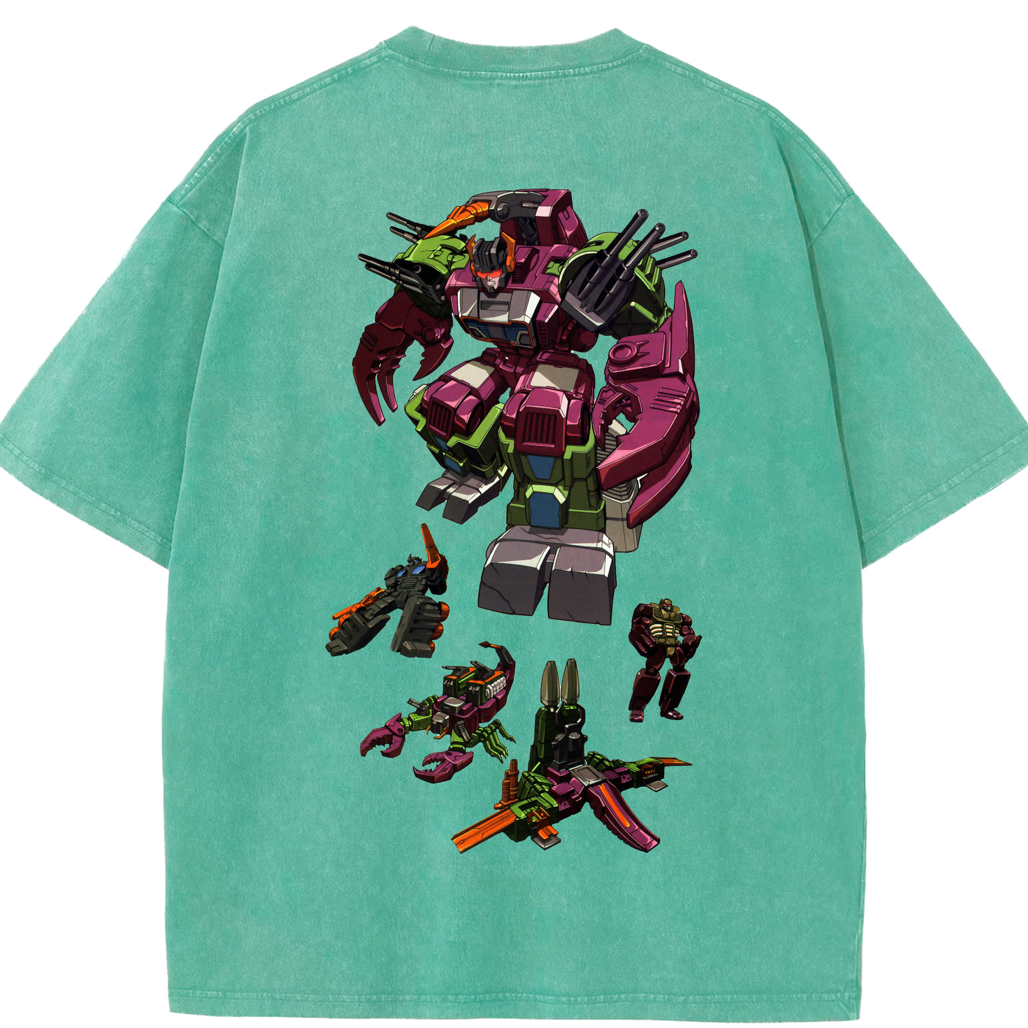 （画像用）  綿100% ヴィンテージ風 半袖Tシャツ（背面プリント）